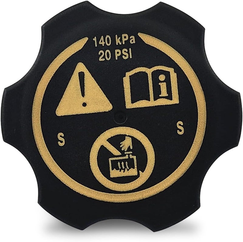 Lyxheth 13502353 1305248 Coolant Reservoir Cap Replacement for 2007-2024 Buick Enclave Envision LaCrosse | Cadillac Escalade XT5 XTS | GMC Sierra Yukon | Chevy Silverado 1500 2500 3500 Tahoe | Saab etc - Image 1